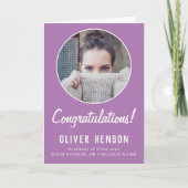 Gefeliciteerd Afstuderen 2 Foto Afstuderen Kaart (Voorkant)