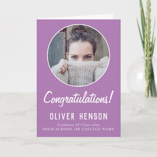 Gefeliciteerd Afstuderen 2 Foto Afstuderen Kaart (Voorkant)