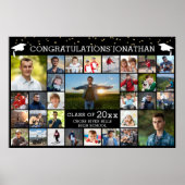 Gefeliciteerd Afstuderen 31 Foto Collage Uw Kleurs Poster (Voorkant)