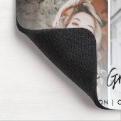 Gefeliciteerd Afstuderen 3 Foto Custom Afstuderen Muismat (Hoek)