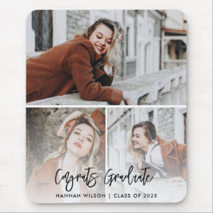 Gefeliciteerd Afstuderen 3 Foto Custom Afstuderen  Muismat