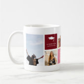 Gefeliciteerd Afstuderen | 6 Fotoraster collage Koffiemok (Links)