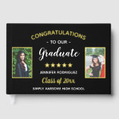 Gefeliciteerd Afstuderen Aangepast 2 Foto Afstuder Gastenboek (Voorkant)