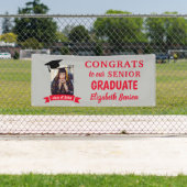 Gefeliciteerd Afstuderen aangepaste banner Red Gre (Insitu)