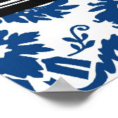 Gefeliciteerd Afstuderen Aangepaste naam banner bl Poster (Hoek)