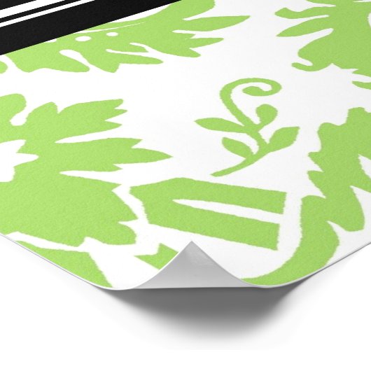 Gefeliciteerd Afstuderen Aangepaste naambanner Lim Poster (Hoek)