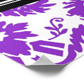 Gefeliciteerd Afstuderen Aangepaste naambanner Poster (Hoek)