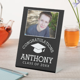 Gefeliciteerd Afstuderen Afstuderen Cap 1 Foto Reclamebord Met Voetstuk