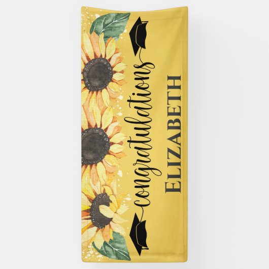 Gefeliciteerd Afstuderen Banner (Verticaal)