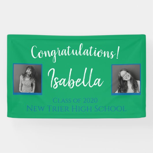 Gefeliciteerd Afstuderen Banner (Horizontaal)