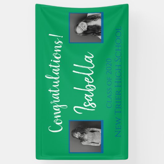 Gefeliciteerd Afstuderen Banner (Verticaal)