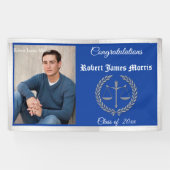 Gefeliciteerd Afstuderen Banner, Schalen van Gerec Spandoek (Horizontaal)