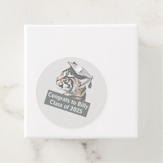 Gefeliciteerd Afstuderen Bedankjes Labels (In situ)