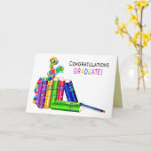Gefeliciteerd Afstuderen, Bladwijzer, Kaleidoscoop Kaart (Gele Bloem)