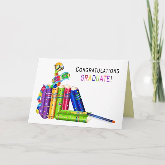Gefeliciteerd Afstuderen, Bladwijzer, Kaleidoscoop Kaart (Voorkant)