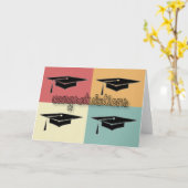 Gefeliciteerd Afstuderen Blank Kaart (Gele Bloem)