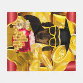 Gefeliciteerd Afstuderen Blanket Fleece Deken (Voorkant (Horizontaal))