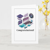 Gefeliciteerd! - Afstuderen Books and Technolog Kaart (Gele Bloem)