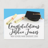 Gefeliciteerd Afstuderen Briefkaart Afstuderen (Voorkant)