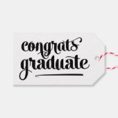 Gefeliciteerd afstuderen cadeau labels cadeaulabel (Voorkant (Horizontaal))
