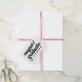 Gefeliciteerd afstuderen cadeau labels cadeaulabel (Met Touw)