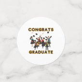 Gefeliciteerd Afstuderen Confetti (Kleine voorkant)