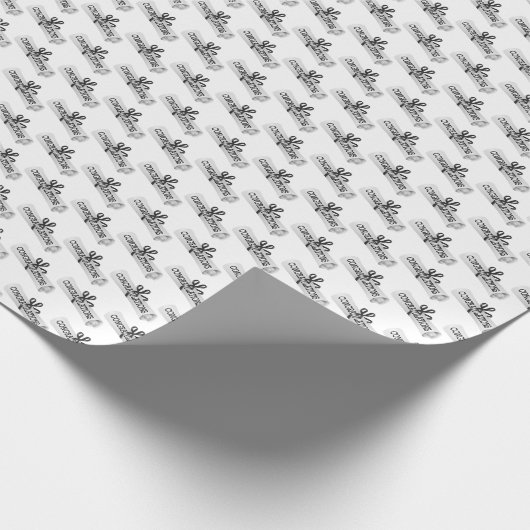 Gefeliciteerd Afstuderen Diploma Cadeaupapier (Hoek)