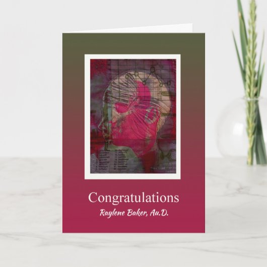 Gefeliciteerd Afstuderen Doctor in de audiovisuele Kaart (Voorkant)