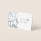 Gefeliciteerd Afstuderen | Drocatcher Folie Kaarten (Voorkant)