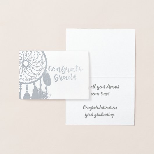 Gefeliciteerd Afstuderen | Drocatcher Folie Kaarten (Display)