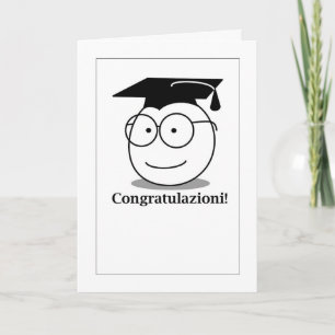 Gefeliciteerd! - Afstuderen Emoji Feestdagen Kaart