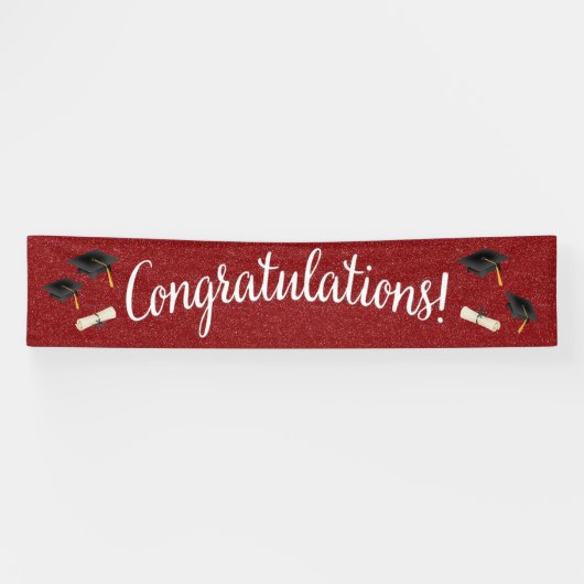 Gefeliciteerd Afstuderen / Eventuele kantine Spandoek (Horizontaal)