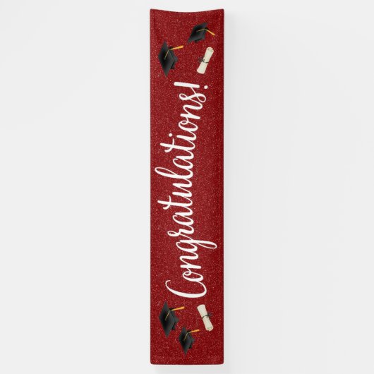 Gefeliciteerd Afstuderen / Eventuele kantine Spandoek (Verticaal)