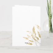 Gefeliciteerd Afstuderen Foliage Afstuderen Foto Kaart (Achterkant)