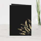 Gefeliciteerd Afstuderen Foliage Afstuderen Foto Kaart (Achterkant)