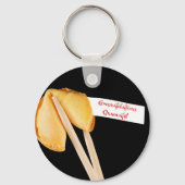 Gefeliciteerd Afstuderen! Fortune Cookie Sleutelhanger (Voorkant)
