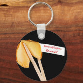 Gefeliciteerd Afstuderen! Fortune Cookie Sleutelhanger (Voorkant)