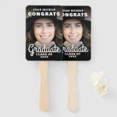 Gefeliciteerd Afstuderen | Foto Afstuderen Handwaaier (Voorkant en achterkant)