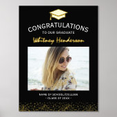 Gefeliciteerd Afstuderen Foto Folie Afdrukken (Voorkant)