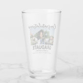 Gefeliciteerd Afstuderen | Foto Glas (Achterkant)