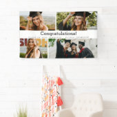 Gefeliciteerd Afstuderen foto Klasse jaar Custom Spandoek (Insitu)