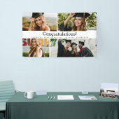 Gefeliciteerd Afstuderen foto Klasse jaar Custom Spandoek (Beurs)