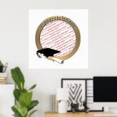 "Gefeliciteerd" Afstuderen Foto Lijst Poster (Thuiskantoor)