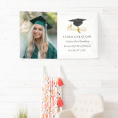Gefeliciteerd Afstuderen fotobanner Spandoek (Insitu)