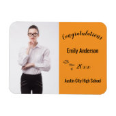 Gefeliciteerd Afstuderen Fotojaar School Magneet (Horizontaal)