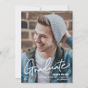 Gefeliciteerd Afstuderen Fotoman Afstuderen Aankondiging