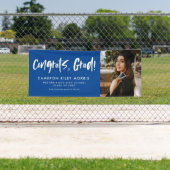 Gefeliciteerd afstuderen fototuin spandoek (Insitu)