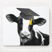 Gefeliciteerd Afstuderen Funny Cow in Pet Muismat (Voorkant)