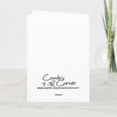 Gefeliciteerd Afstuderen Funny Koe in Pet Kaart (Achterkant)