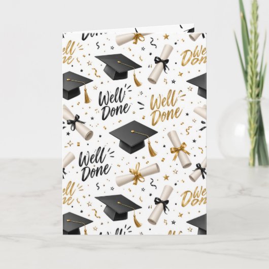 Gefeliciteerd Afstuderen Gefeliciteerd Kaart (Voorkant)